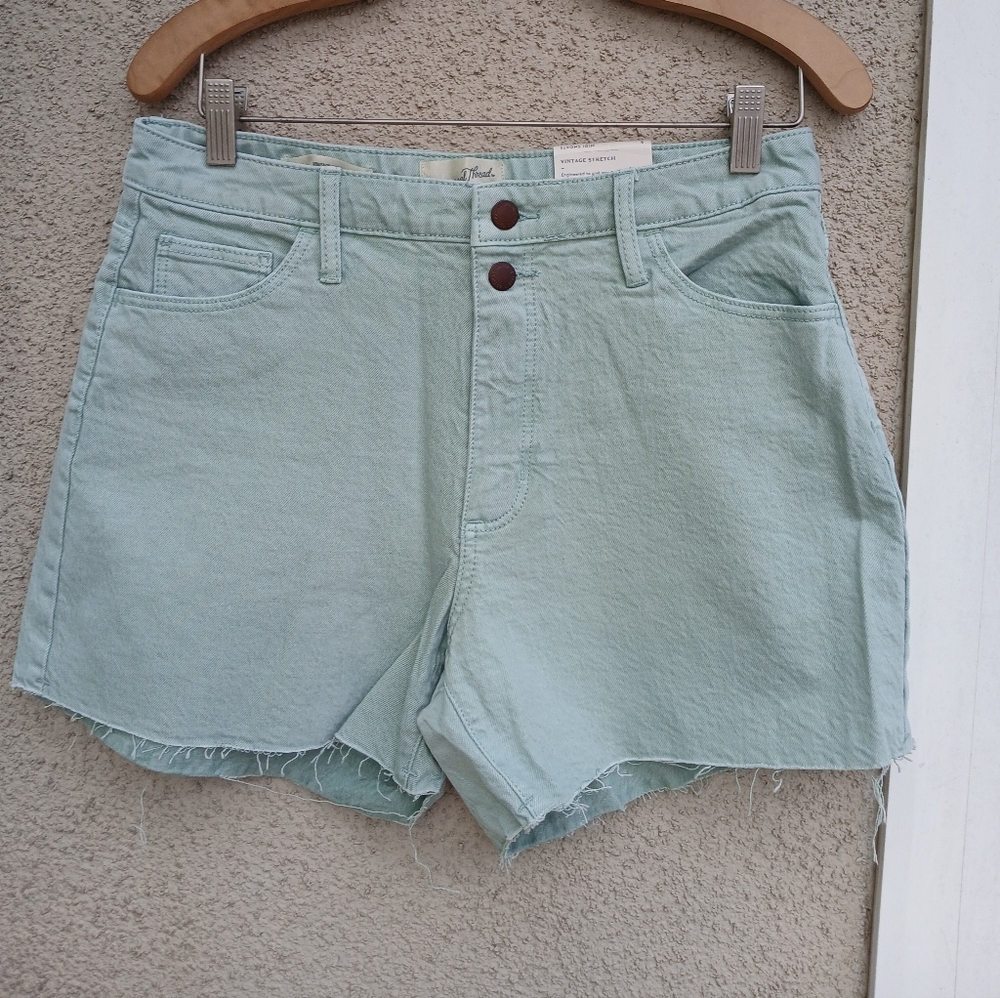 Universal Thread Mint Green Women's Denim Shorts